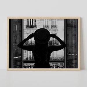 Woman photography, Feminine print, Black and white prints, Minimalist wall art, Scandinavian print, Woman art print, Woman photo art