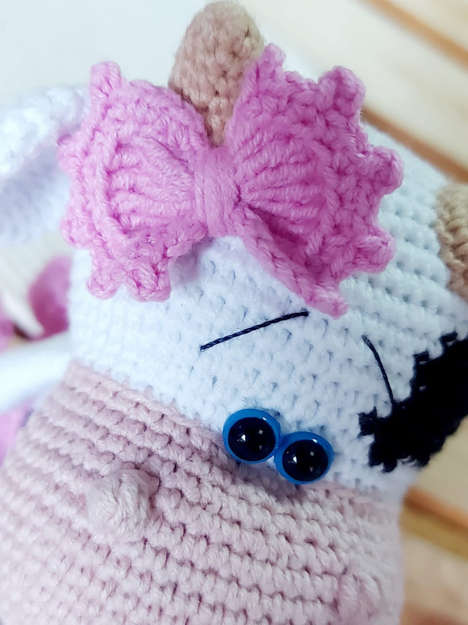 Crochet Cow Amigurumi Cow Crochet Stuffed Pink Animal | Etsy
