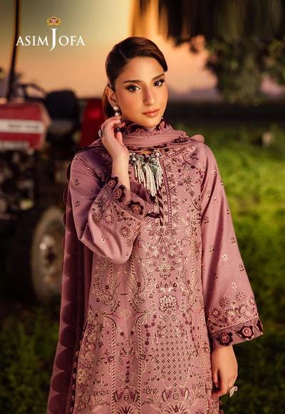 asim jofa pink dress Jaan-e-Jahan Collection by Asim Jofa | Launching on 3rd May at 6 PM AJJJ-02 | 3-PC | Unstitched
