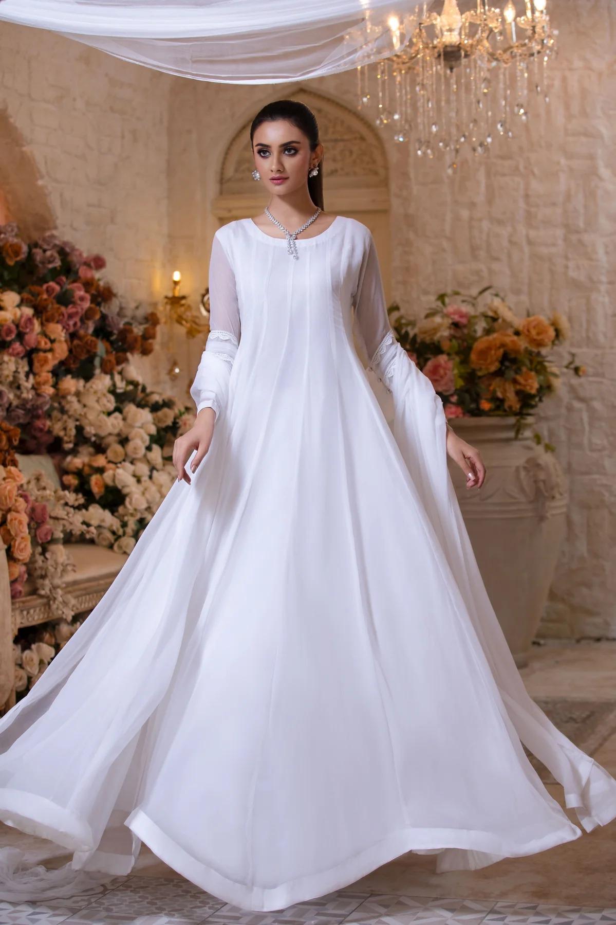 White Maxi Dress Pakistani Denmark