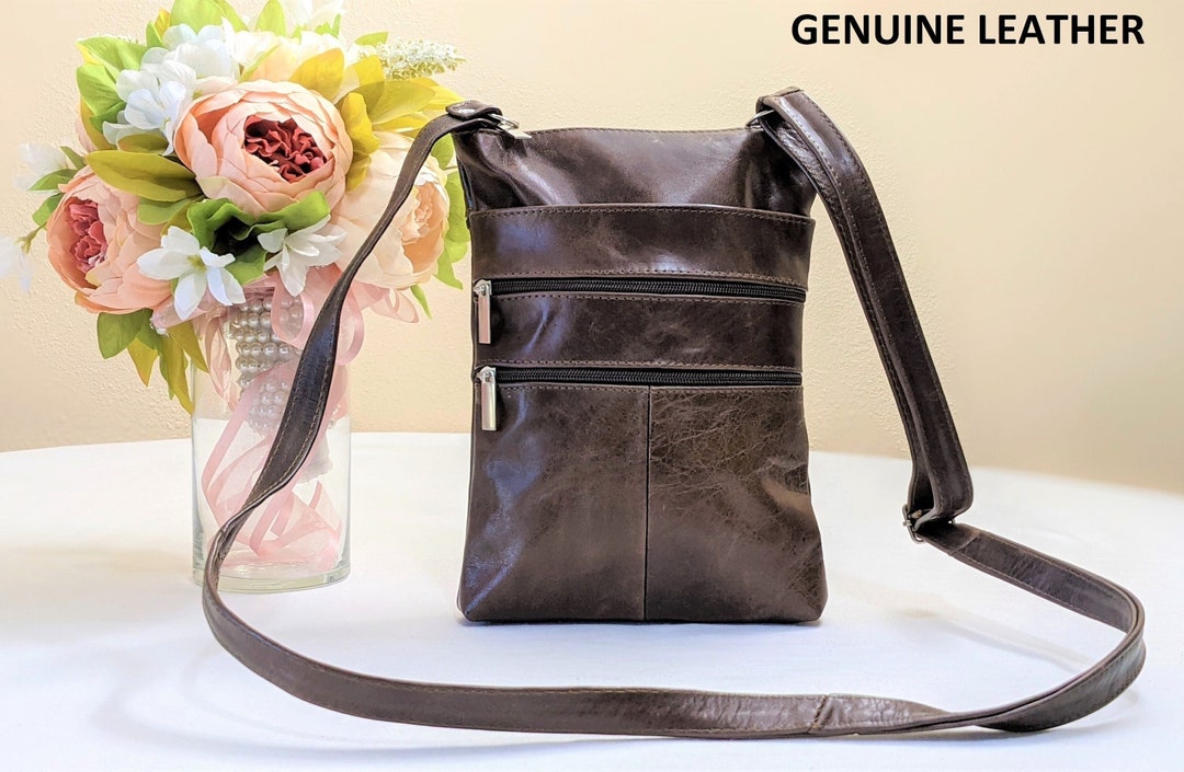 Small Crossbody Bag Small Leather Bag Crossbody Slim Bag - Etsy