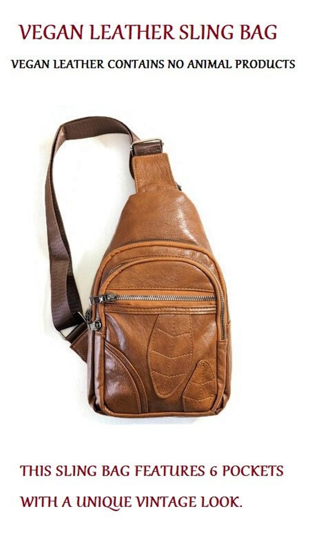 Unisex Crossbody Sling Bag, Small Backpack, Chest Bag, Crossbody Sling