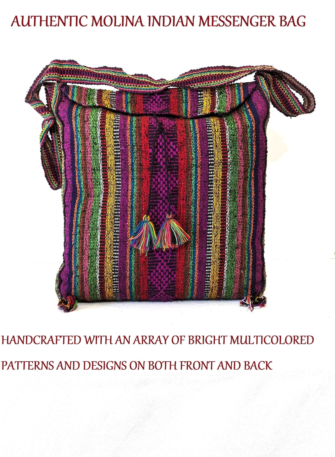 Handmade Mexican Bag, Mexican Molina Bag, Molina Bag, Handwoven
