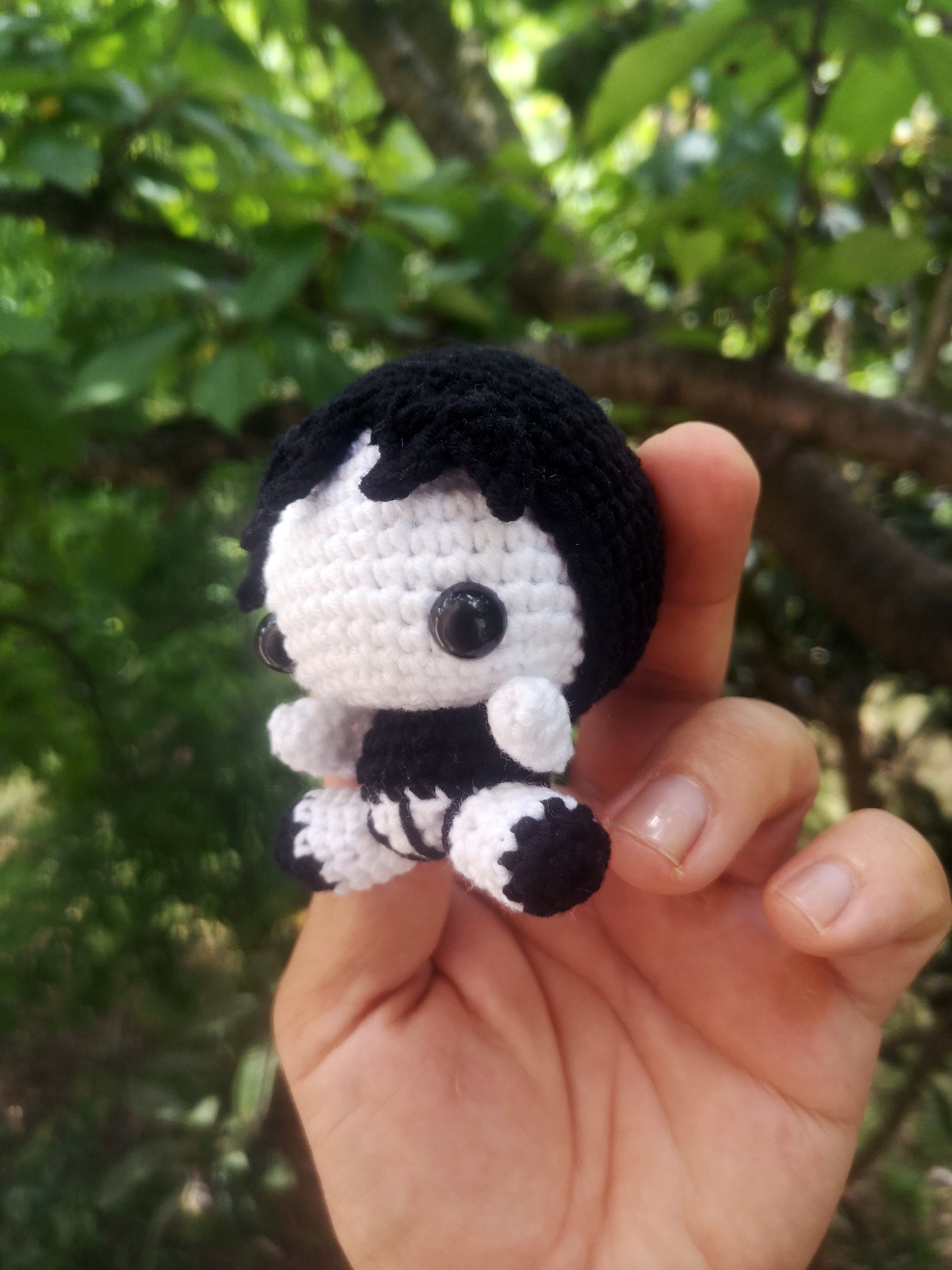 Omori Plush Handmade Omori Crochet Plushie Omori Charm Gift 