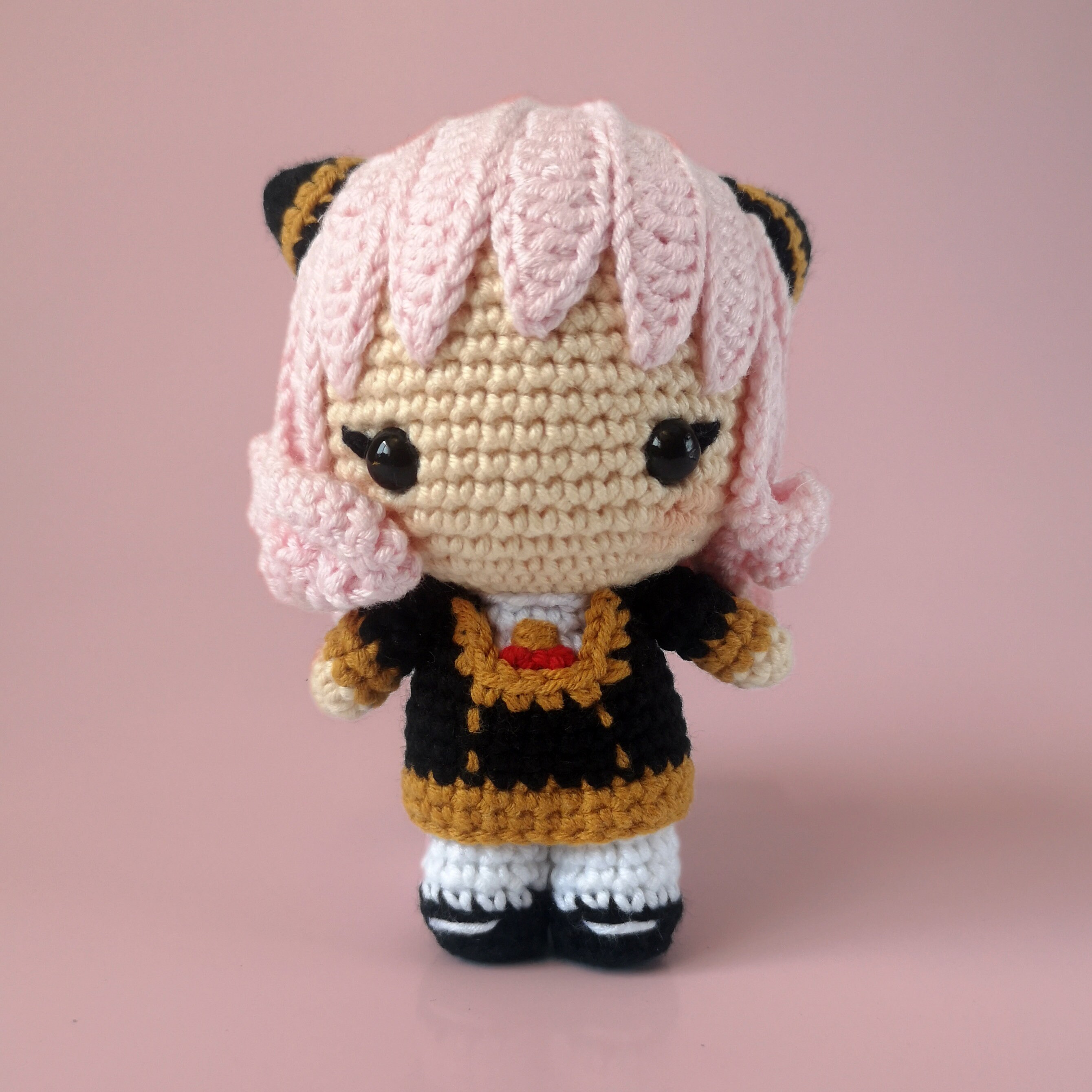 Spy X Family Anya Anya Forger Spy X Family Crochet Doll - Etsy Singapore