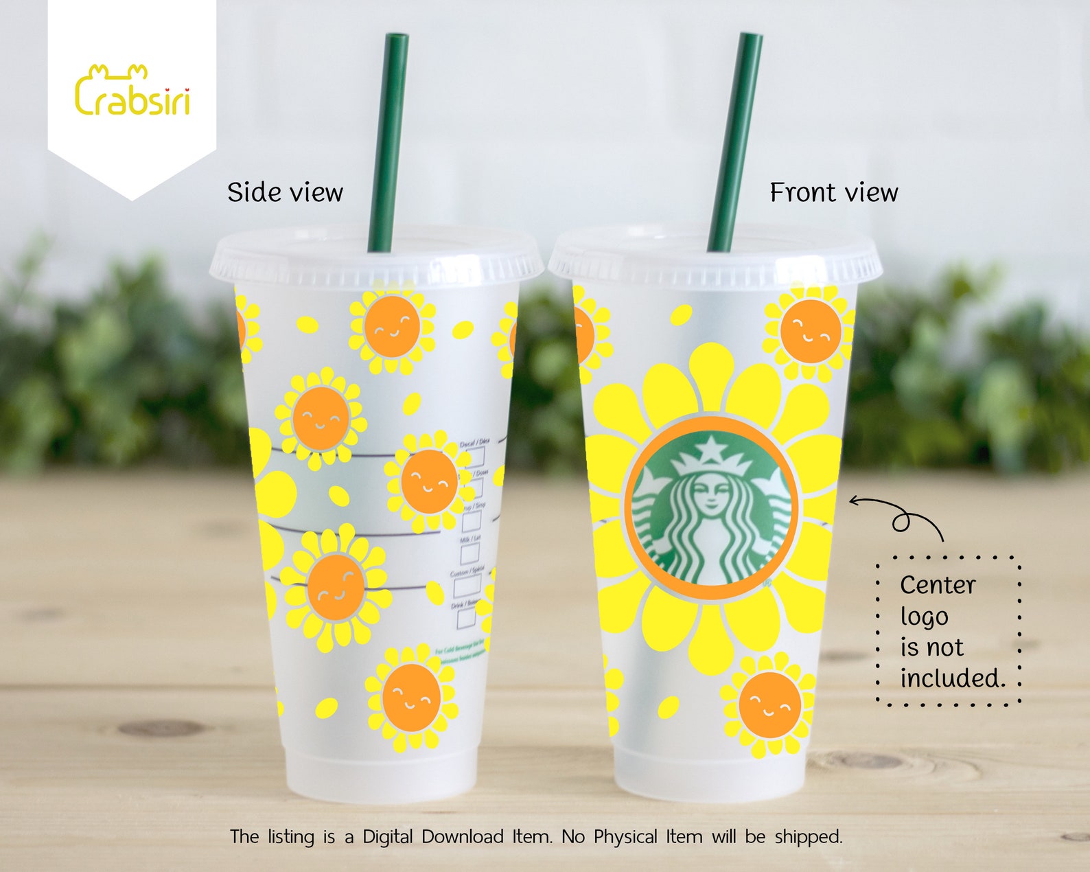 Free Free 98 Sunflower Free Starbucks Cup Wrap Svg SVG PNG EPS DXF File