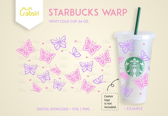 Free Free 310 Butterfly Cup Wrap Svg SVG PNG EPS DXF File