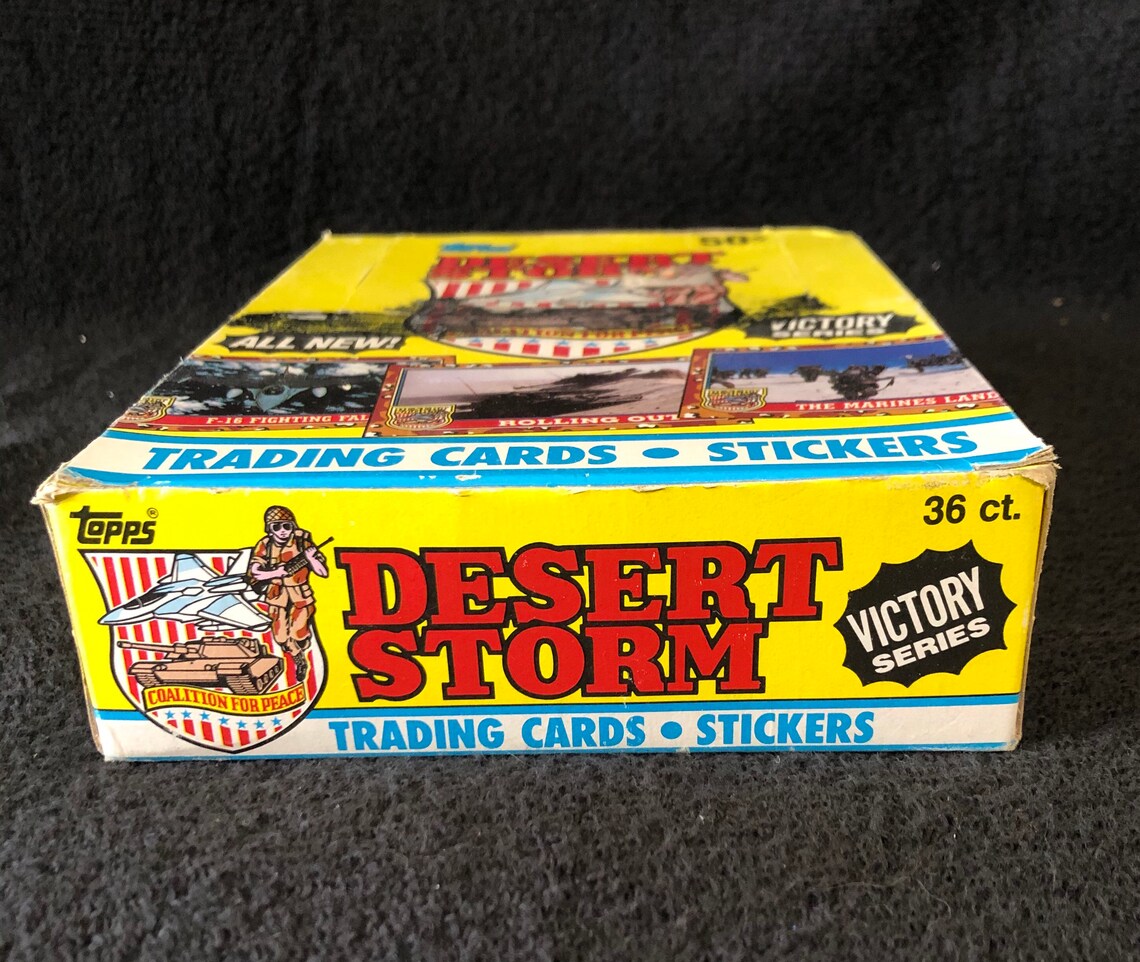Topps Desert Storm Trading Cards Stickers Victory Series 36ct Etsy