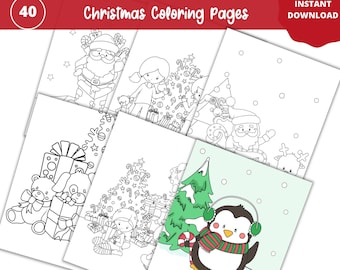 Christmas Coloring Pages for Kids, Printable Christmas Coloring Pages, School Activity, Christmas Printables, Christmas Activities