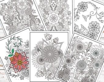 Featured image of post Floral Coloring Pages For Adults