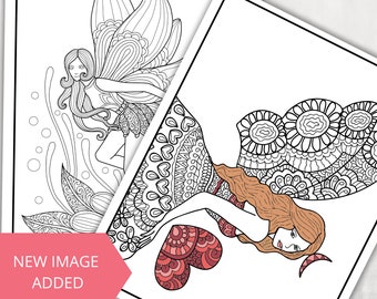 Easy Fairy Coloring Etsy etsy