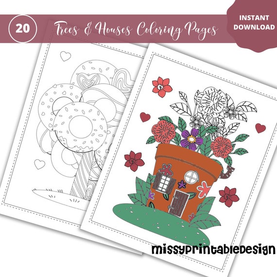 Printable Adult Color by Numbers Coloring Pages 8.5x11 Sheets Digital  Instant PDF Download -  Hong Kong