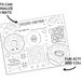 Donut Placemat, Printable Donut Party Placemats, Coloring Page for Kids ...