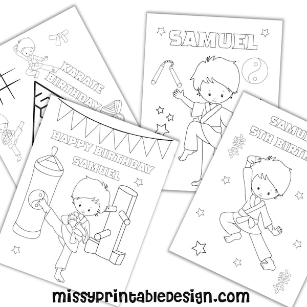 Karate Birthday Card - Etsy