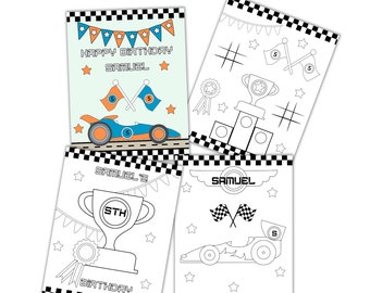race cars coloring etsy