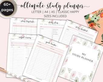 Student Planner Bundle, Academic Organizer (Digital Download)