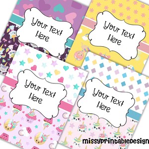 Editable Binder Covers &amp; Spines - Unicorn Themed, Printable Binder ...