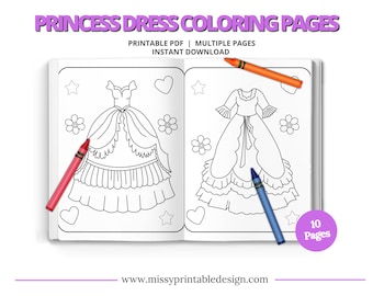 white christmas dresses Princess Fit N Flair Dress PDF Pattern Download – Sew Anastasia main image 1