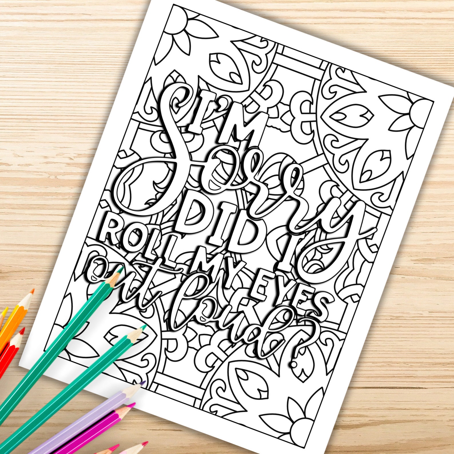 Sassy Coloring Pages: Sassy Quotes Coloring Pages Graphic By Designscape Arts · Creative Fabrica