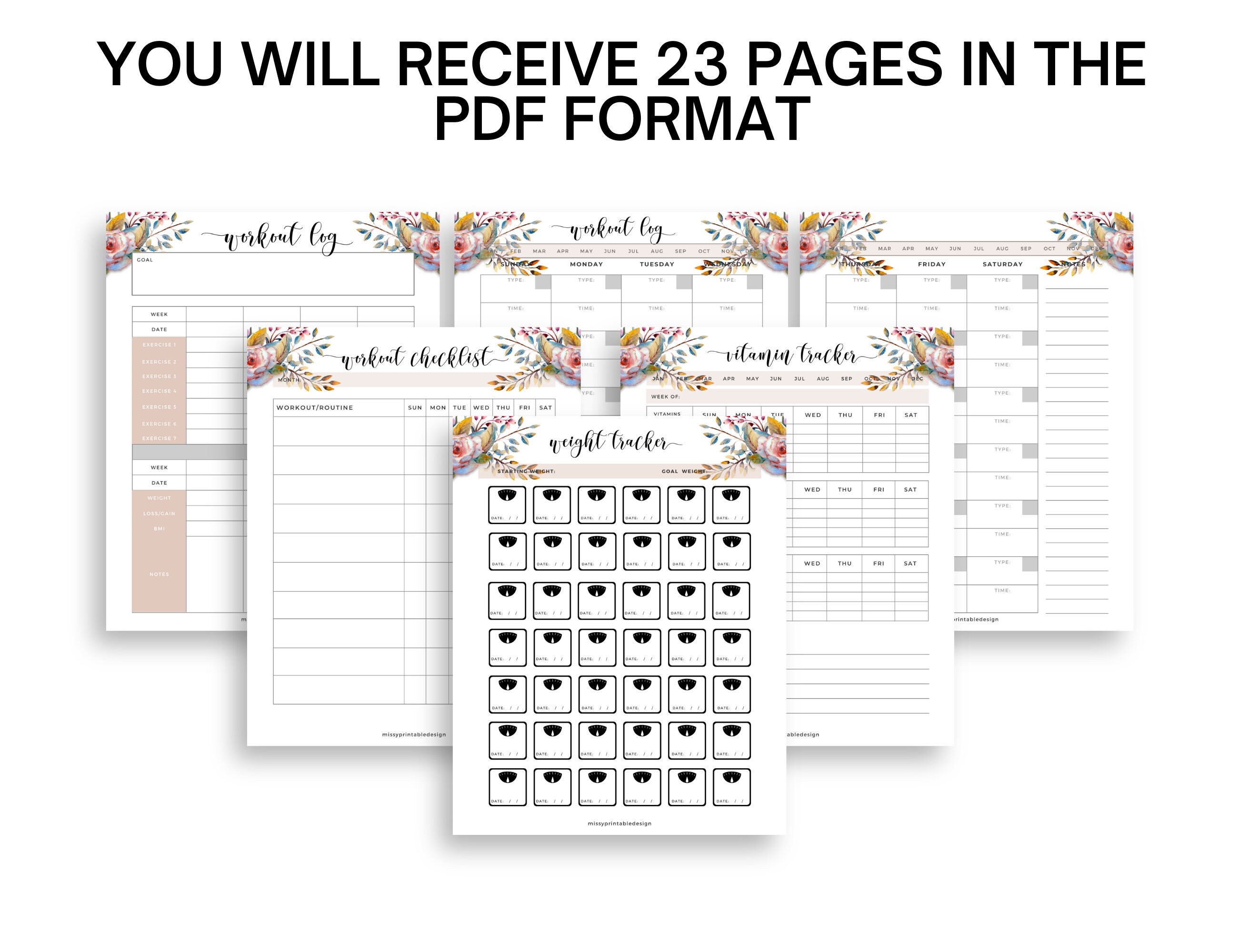Intuitive Eating Planner Printable Mindful Eating Binder - Etsy