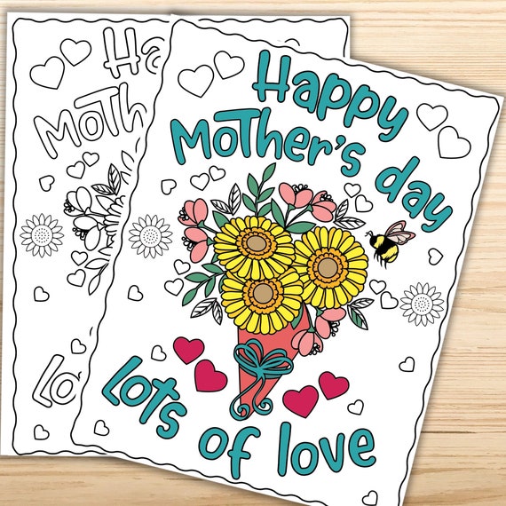 Mother's Day Coloring Pages for Kids Teens Adults