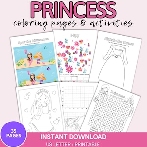 Princess Coloring Pages, Princess Activities, Printable Princess Coloring, Princess Birthday, Princess Party, Party Favors, Girls Birthday