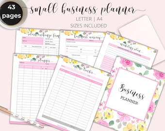 Small Business Planner Printable, Business Organizer (Digital Download)