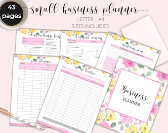 Printable Business Planner, Small Business Organizer Bundle, Home Business Management, Direct Sales, Planner Inserts, Business Journal