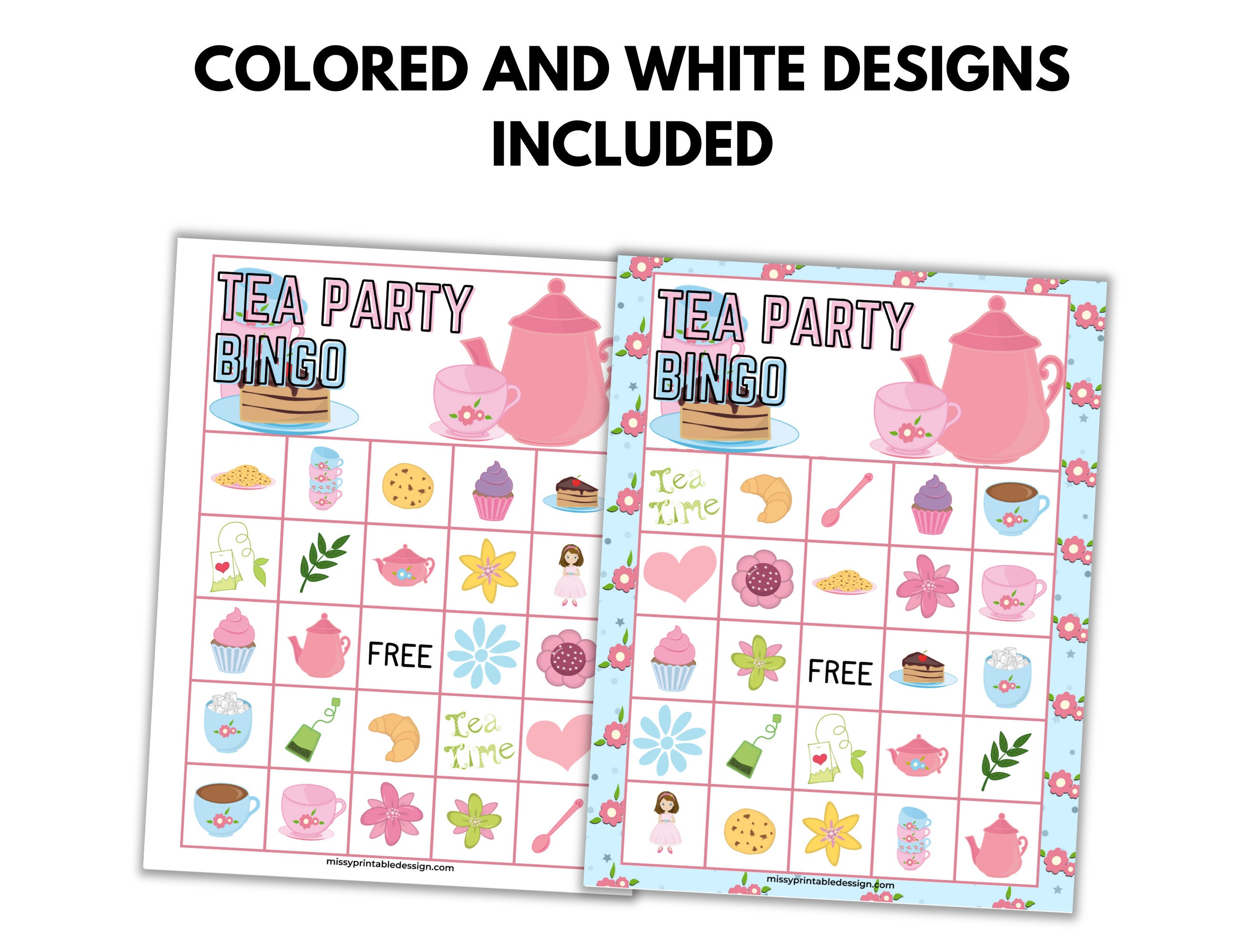 Tea Party Games Printable Tea Party Activities Tea Party - Etsy