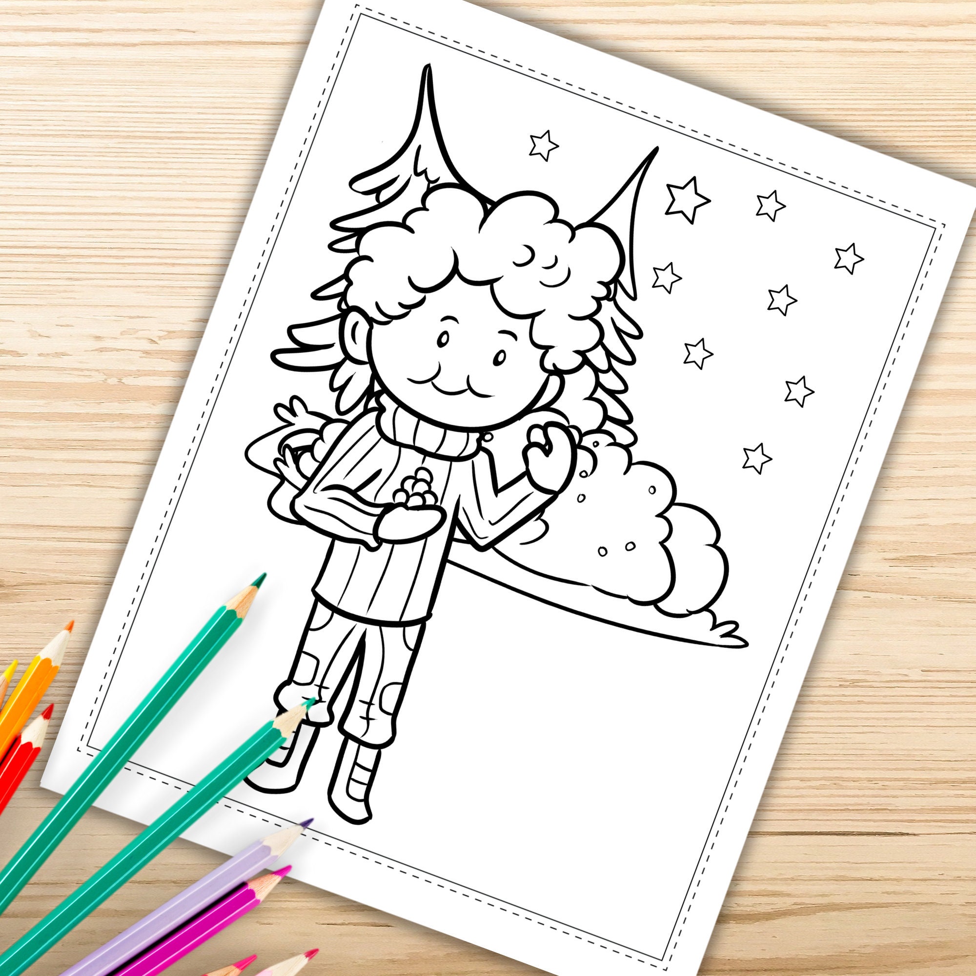 Camping Coloring Pages Printable Camping Coloring Book | Etsy