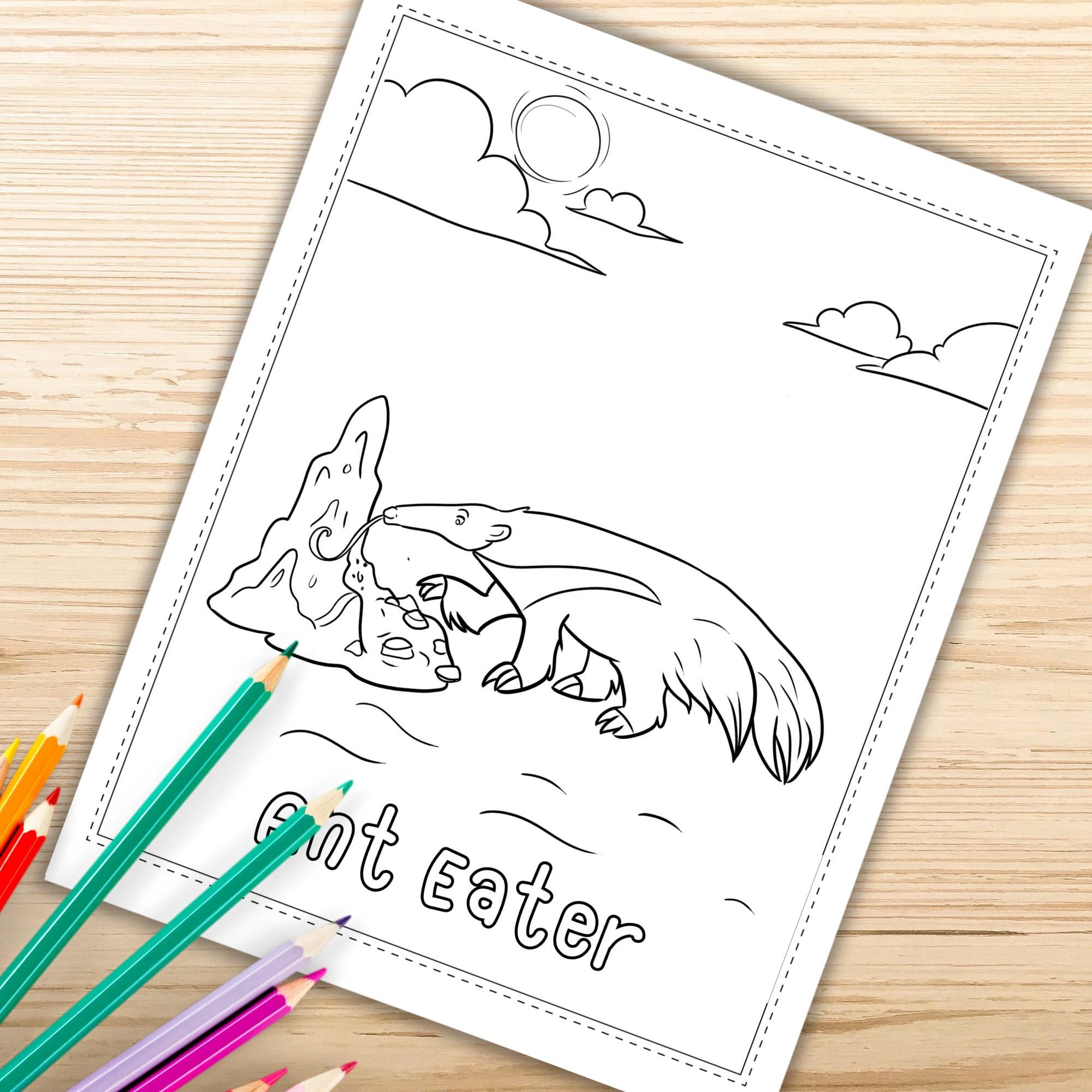 Rainforest Animals Coloring Pages Printable Animal Coloring - Etsy