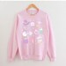 Happy Halloween Sweatshirts Hoodies Kawaii Pastel Goth Sweater Witchy Aesthetic Sweatshirt Spooky Season Cute Ghost Pumpkin Fairy Kei 