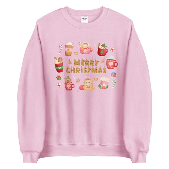 Christmas Sweatshirt Coffee Merry 