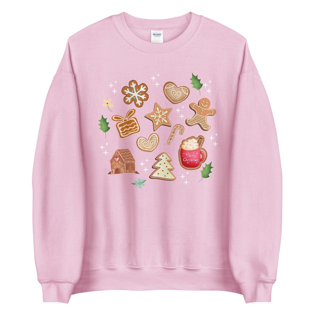 Christmas Sweater Gingerbread Cookies Sweatshirt Holiday - Etsy