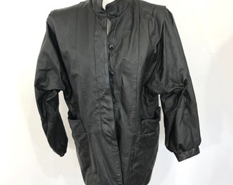 Deerskin Vintage Black Leather Jacket