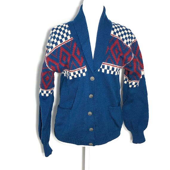 Vintage 1960's Hand-knitted Fair Isle Sweater