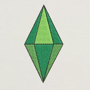 Sims Diamant 2 Designs - Sims Stickdatei - Sofort Download