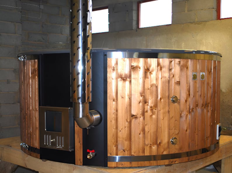 Hot Tub, Wood Fired Hot Tub, Sauna, Garden Furniture, Wood Burning Hot Tub, Hotpot Pool Etsy UK