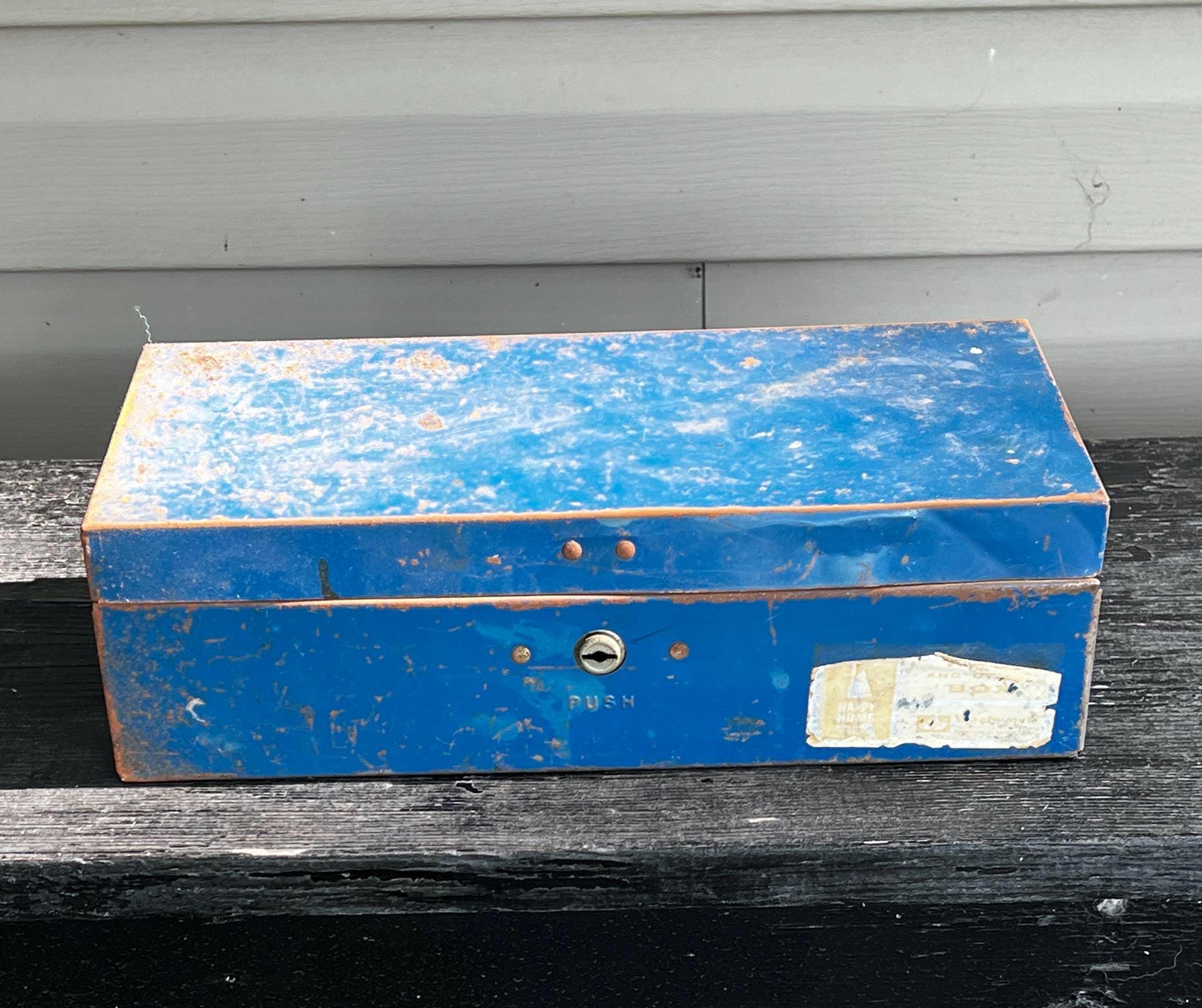 Vintage Metal Tool Boxes - Etsy