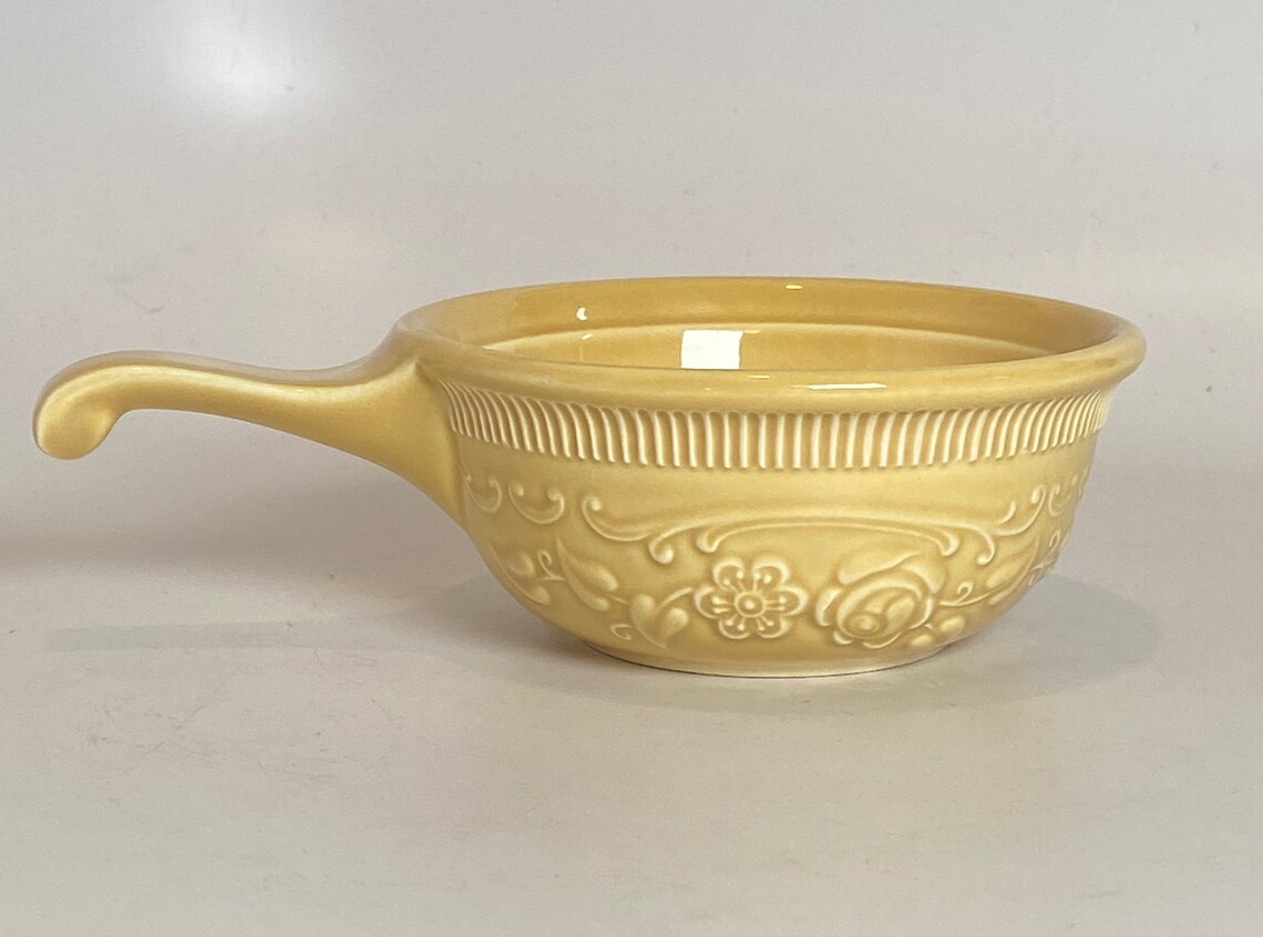 T.S.T. Genuine Oven Serve Ware U.S.A. Yellow French Casserole Etsy