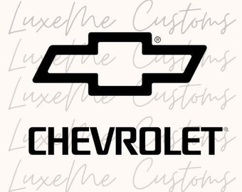 Chevy Logo SVG PNG DXF | Chevrolet | Chevrolet Chevy Logo for crafting | Cricut & Silhouette Cutting Files, Digital Download