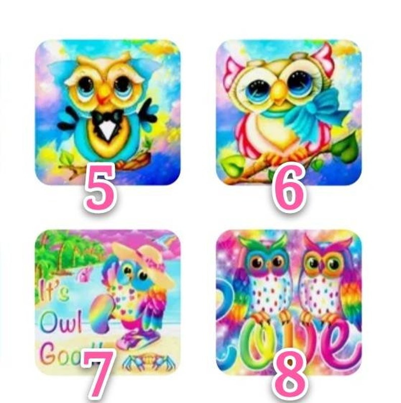 Round Drill Diamond Dotz Cross Stitch Mosaic Home Decor Kids Gift 16 Designs Owl Cartoon 5D DIY Diamond Painting Kit Embroidery