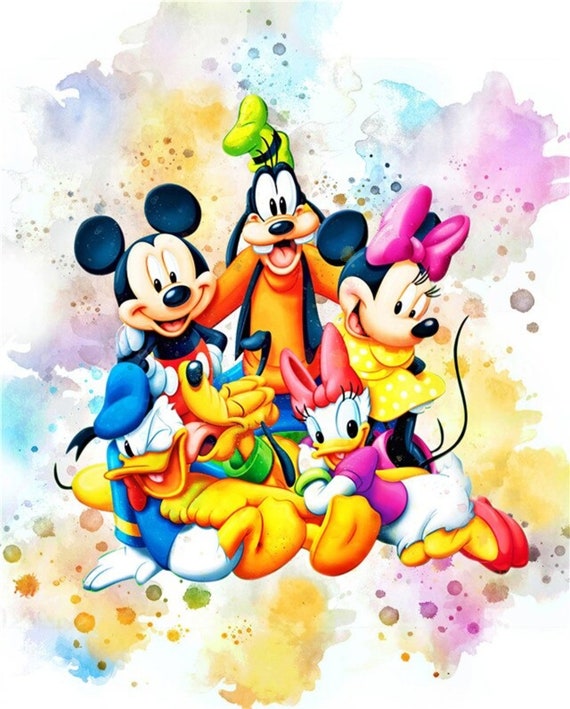 9 Designs Disney Cartoon Mickey Mouse and Donald Duck Diamond - Etsy 9 Designs Disney Cartoon Mickey Mouse and Donald Duck Diamond - Etsy