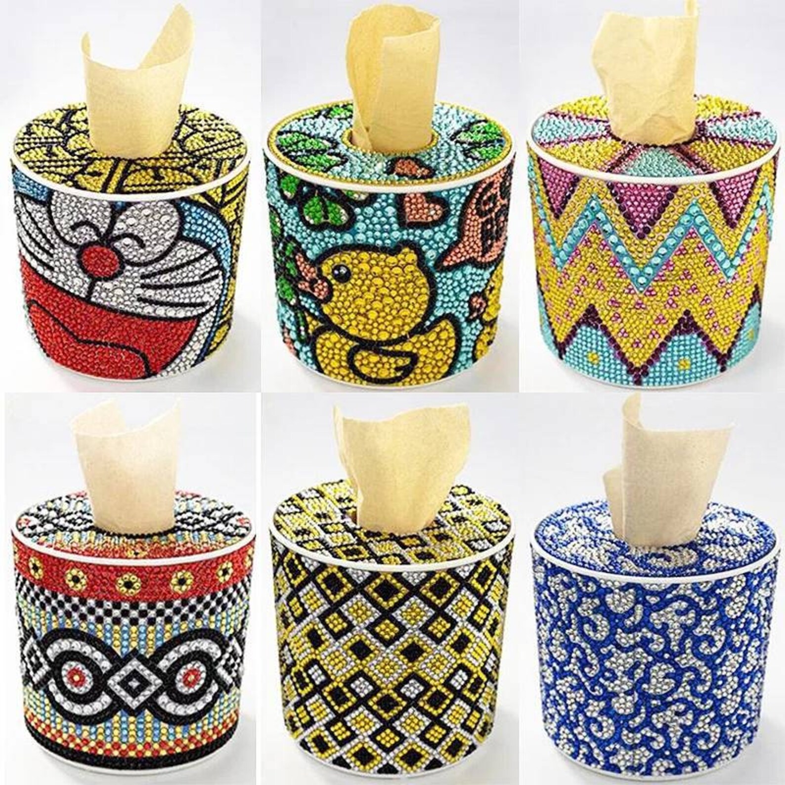 9 Designs DIAMOND DOTZ Tissue Box Diamond Painting DIY Kit Etsy