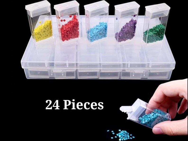 64 Grid Diamond Dotz Storage Box Diamond Painting Plastic Etsy UK