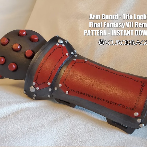 Protector de brazo - Patrón - Tifa Lockhart - Final Fantasy Remake VII