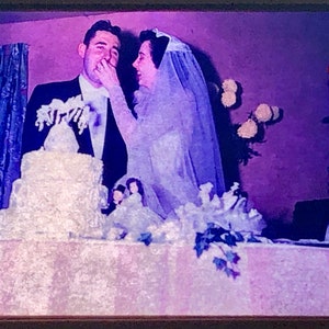 Vintage Projector Photo Slide Wedding Pictures