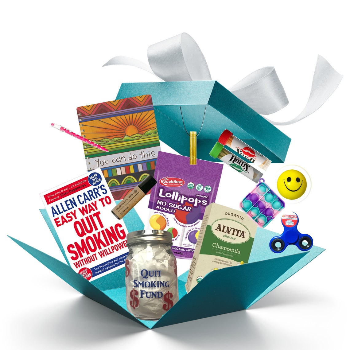 Stop Smoking Care Package Gift Box to Quit Smoking for Adults Etsy