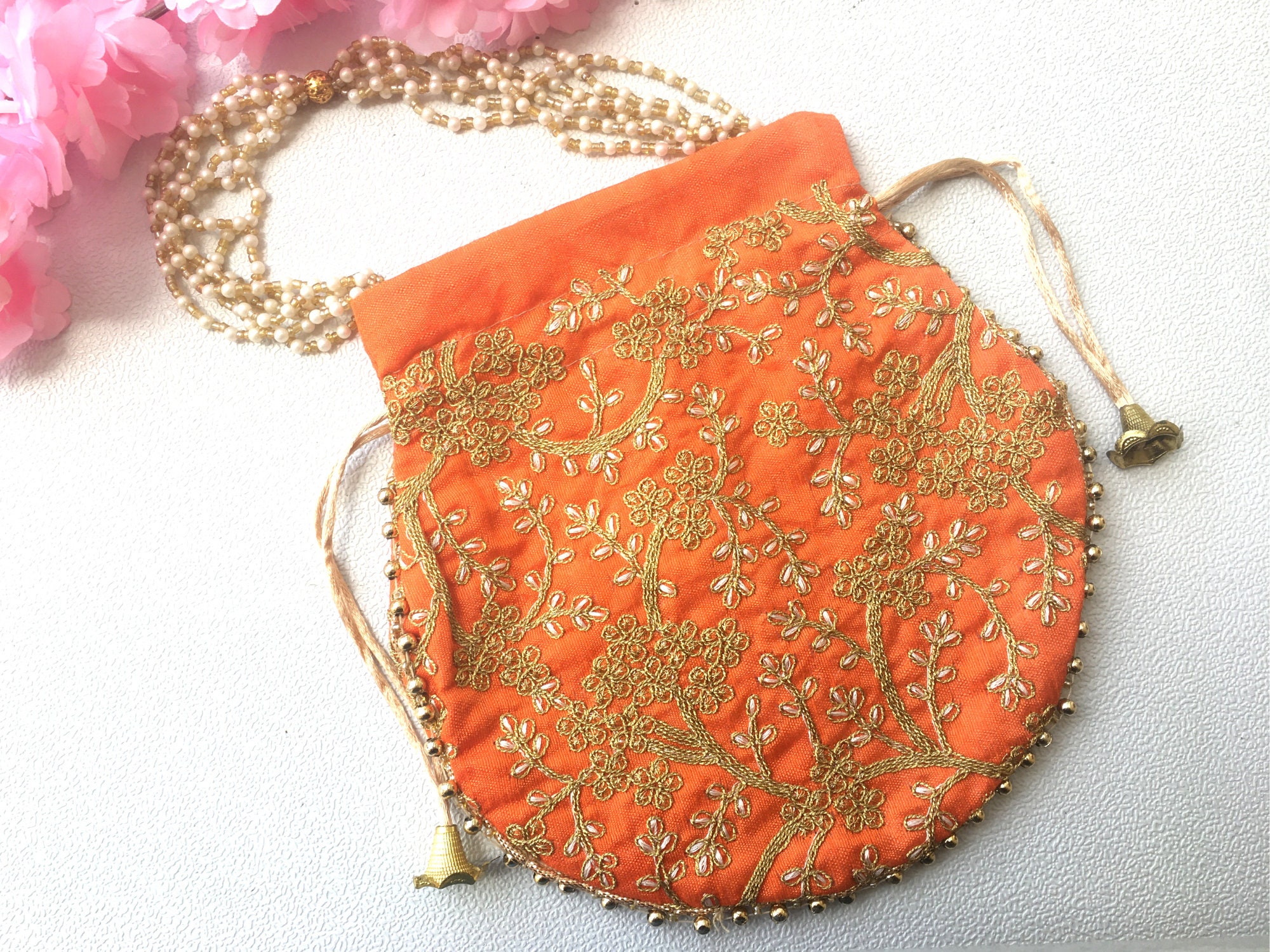 Bulk Embroidered Potli Pouches Beautiful Handmade Potlis With Etsy