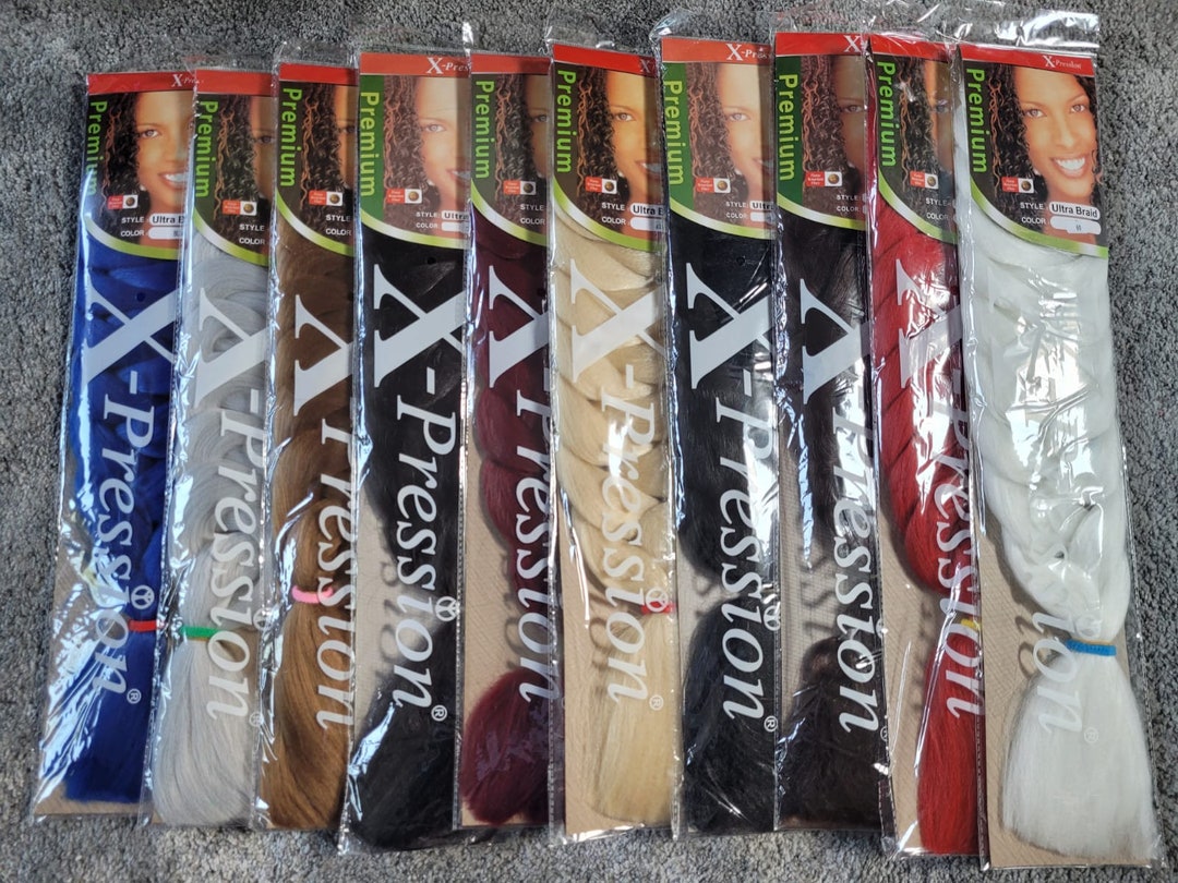 X-pression Braids Hair Extensions, 82 Inches - Etsy